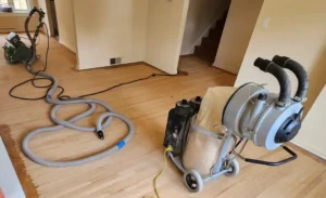 dustless floor refinishing with HEPA dust containment